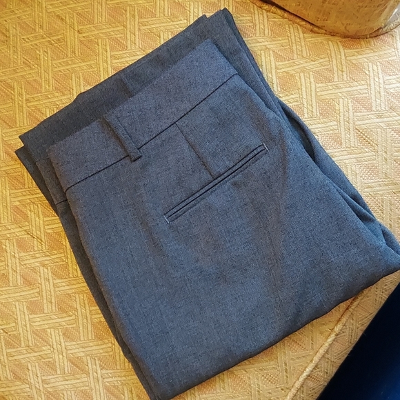 Grey wide-leg trousers - Picture 1 of 4